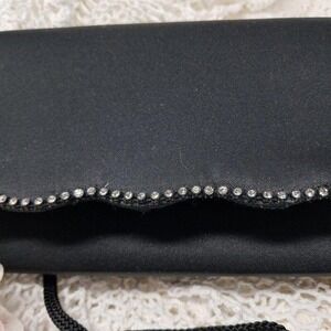 Black CLUTCH PURSE EVENING BAG BOHO